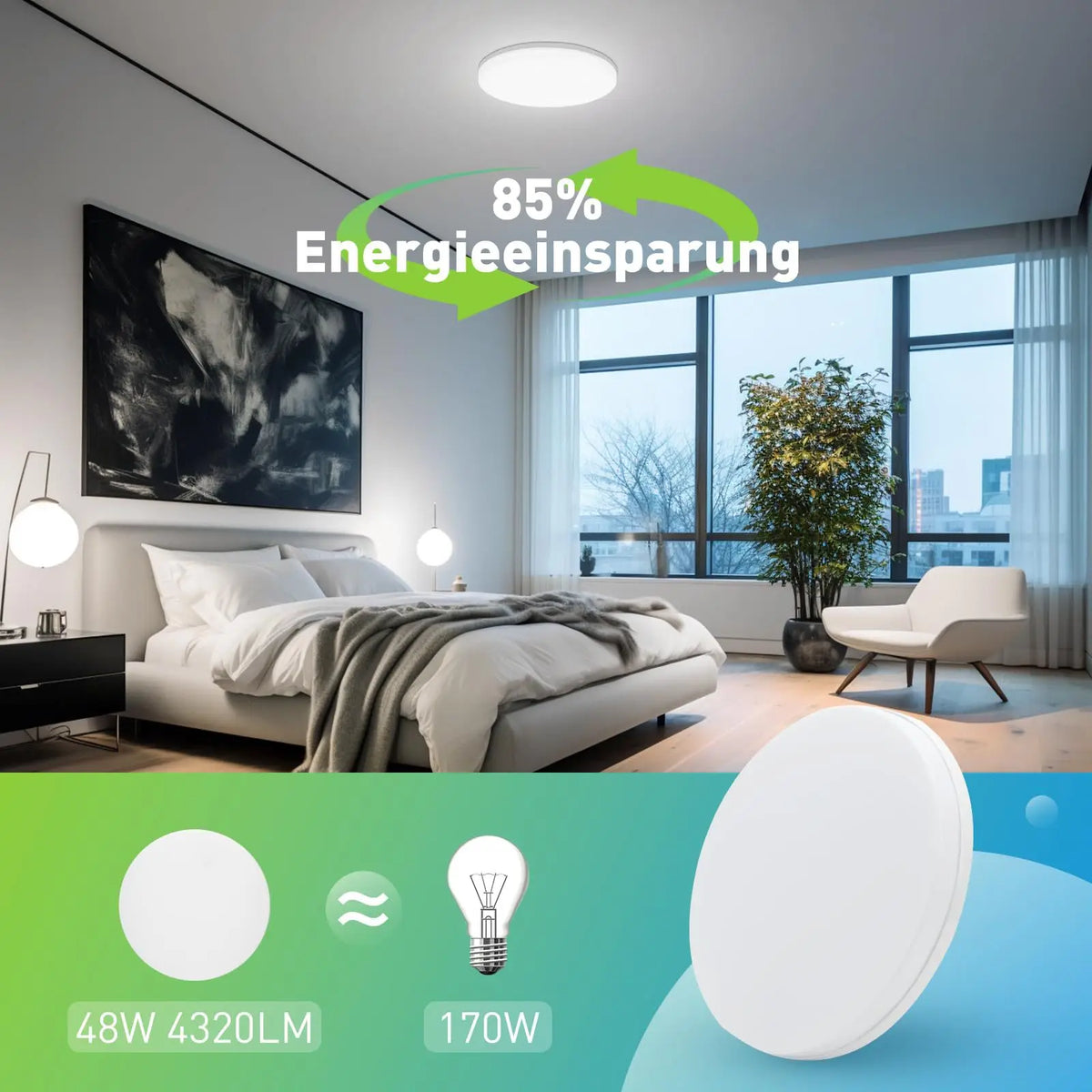 KELVRA™ IP44 Waterproof Ceiling Light