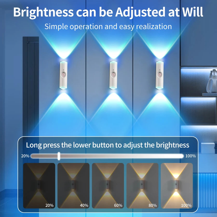 KELVRA™ 7-Color Motion-Sensor Wall Lamp