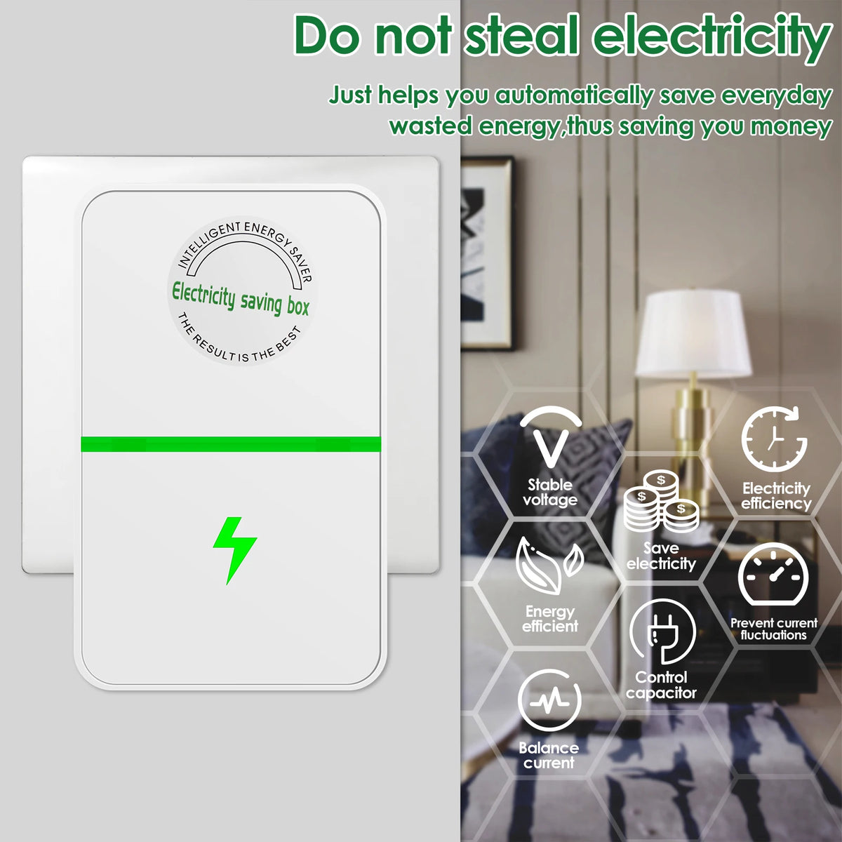 KELVRA™ Home Power Saver Plug