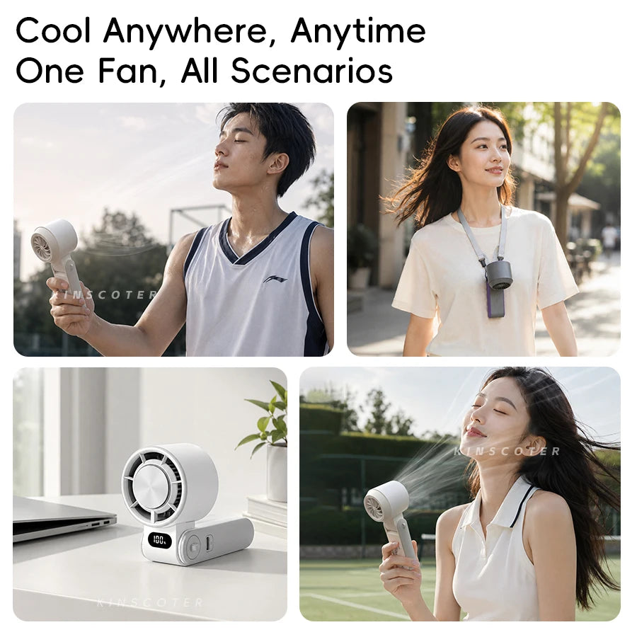 KELVRA™ Turbo Handheld Cooling Fan