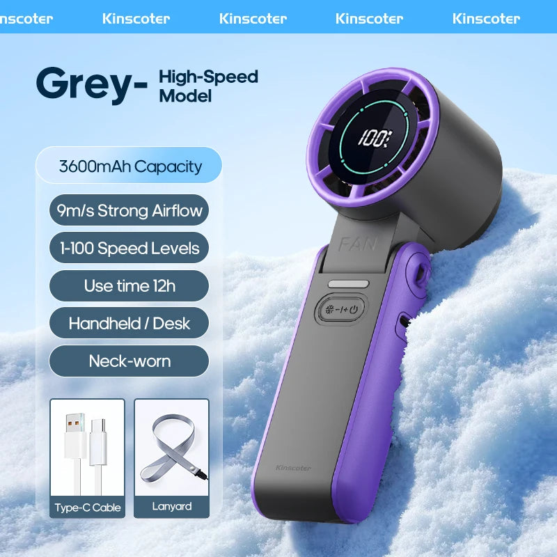 KELVRA™ Turbo Handheld Cooling Fan