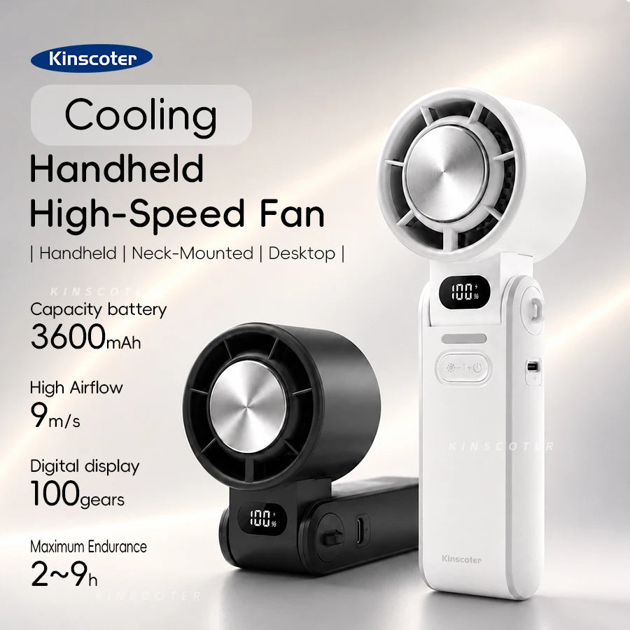 KELVRA™ Turbo Handheld Cooling Fan