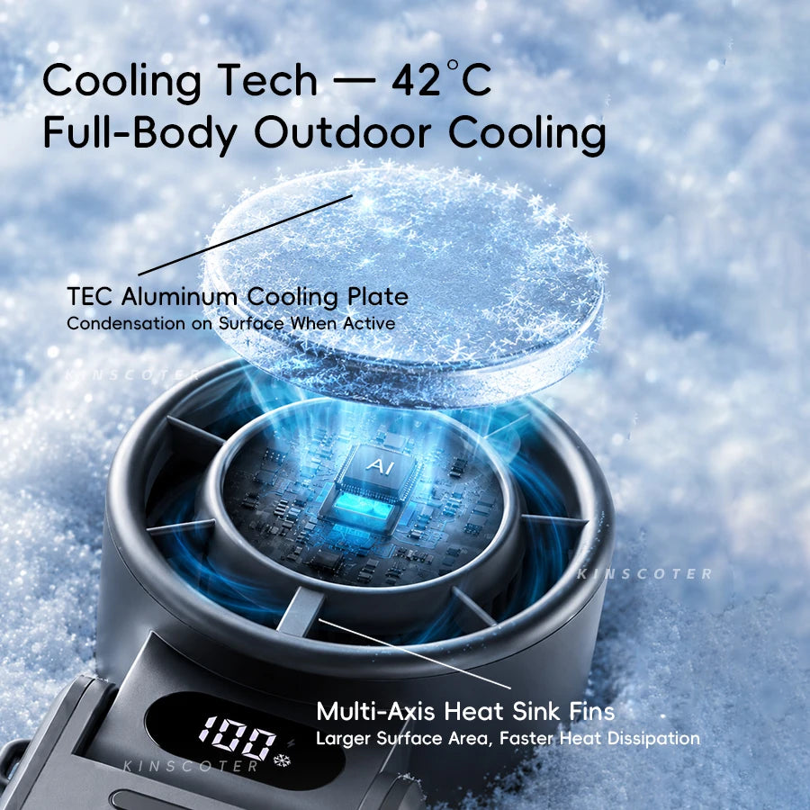 KELVRA™ Turbo Handheld Cooling Fan
