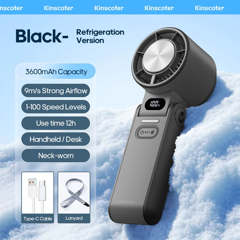 KELVRA™ Turbo Handheld Cooling Fan