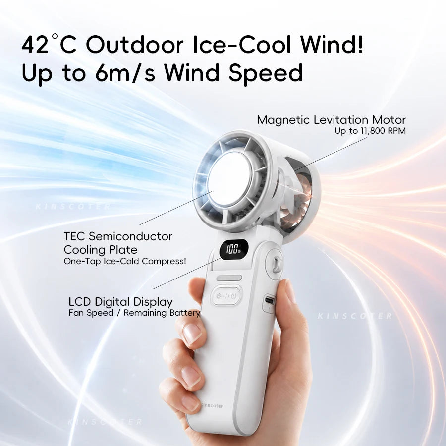 KELVRA™ Turbo Handheld Cooling Fan