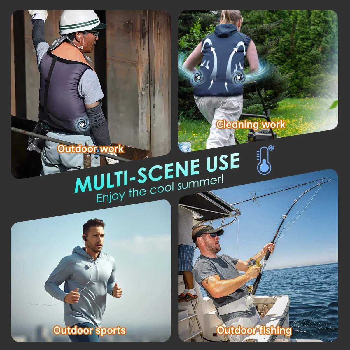 KELVRA™ Cooling Vest Fan System
